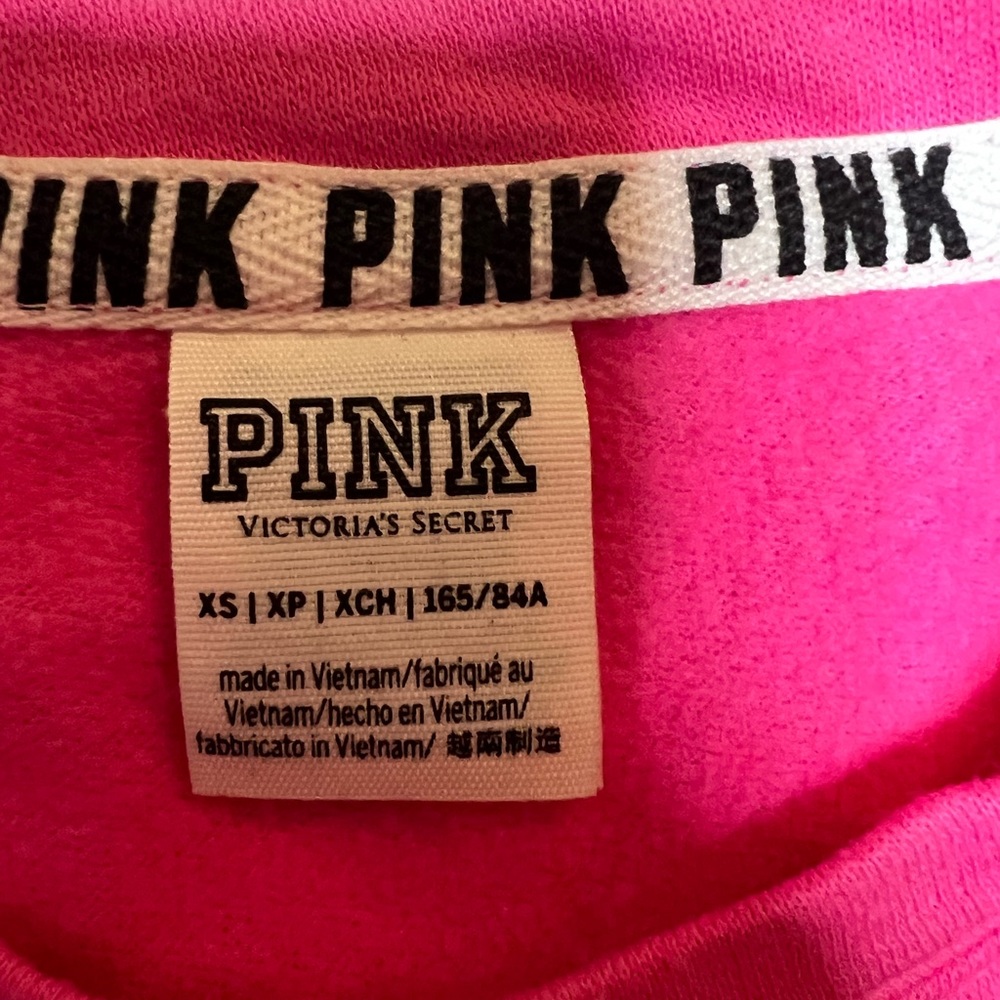 PINK WOMENS LONG SLEVE SHIRT SIZE XS - Picture 3 of 3